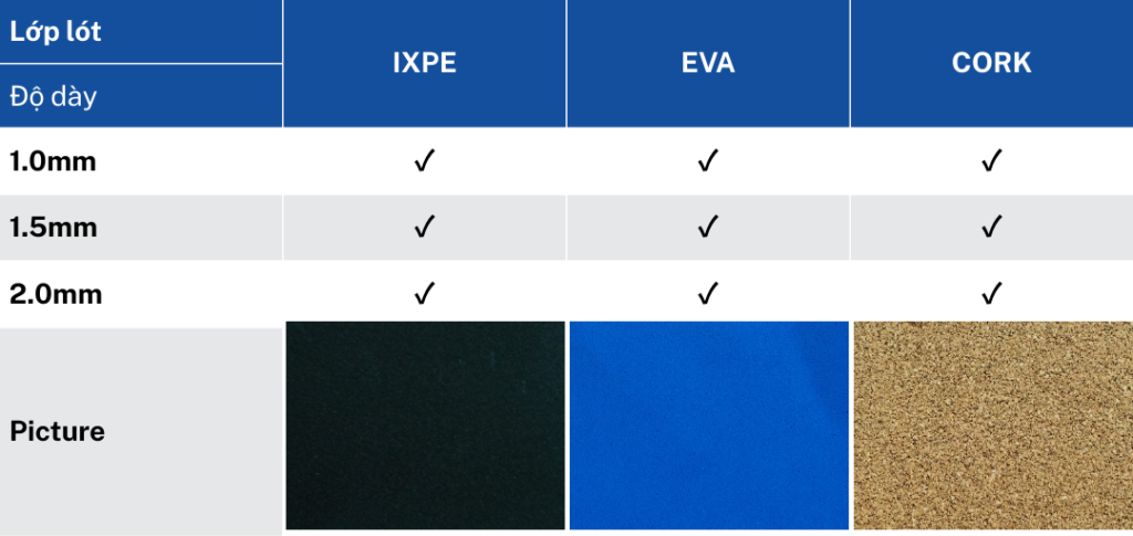 lớp lót lớp lót